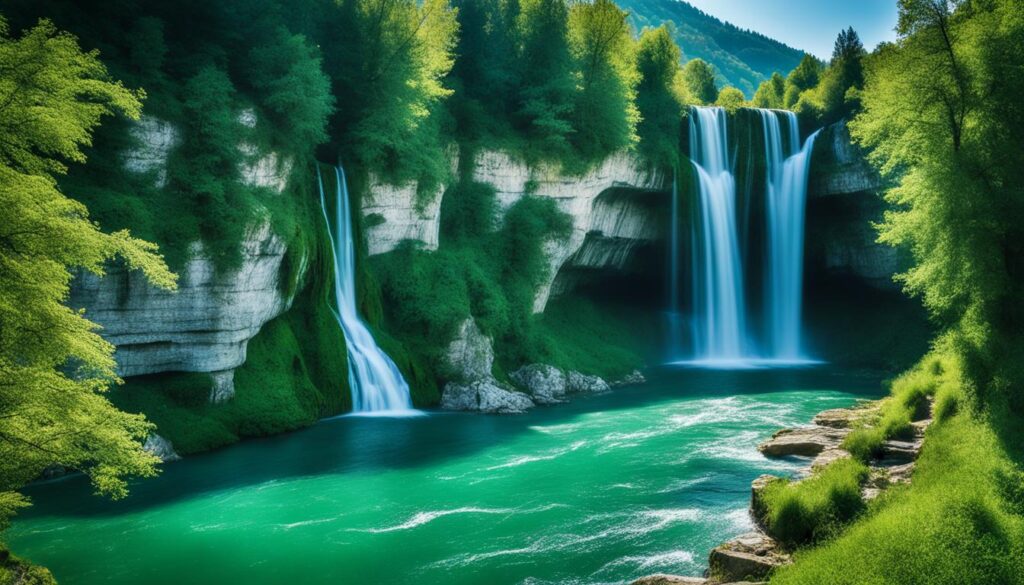 Jajce Waterfalls