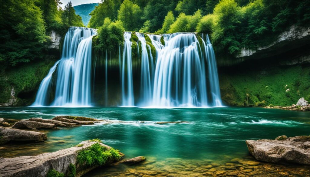 Jajce Waterfalls Jajce Waterfalls