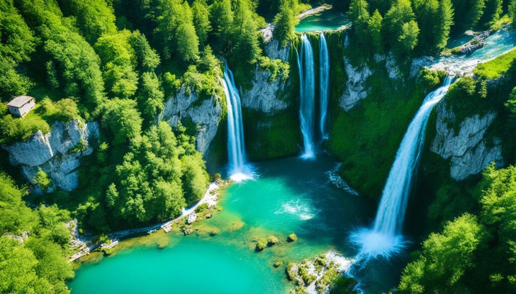 Jajce Waterfalls of Pliva Jajce Waterfalls of Pliva