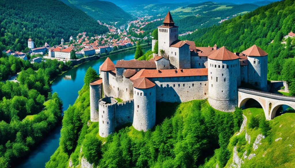 Jajce fortress attractions Jajce fortress attractions