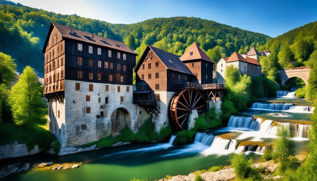 Jajce medieval mills Jajce medieval mills