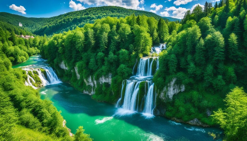 Jajce waterfalls guide