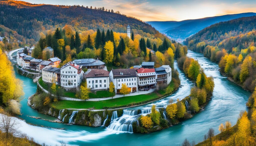 Jajce's Scenic Beauty