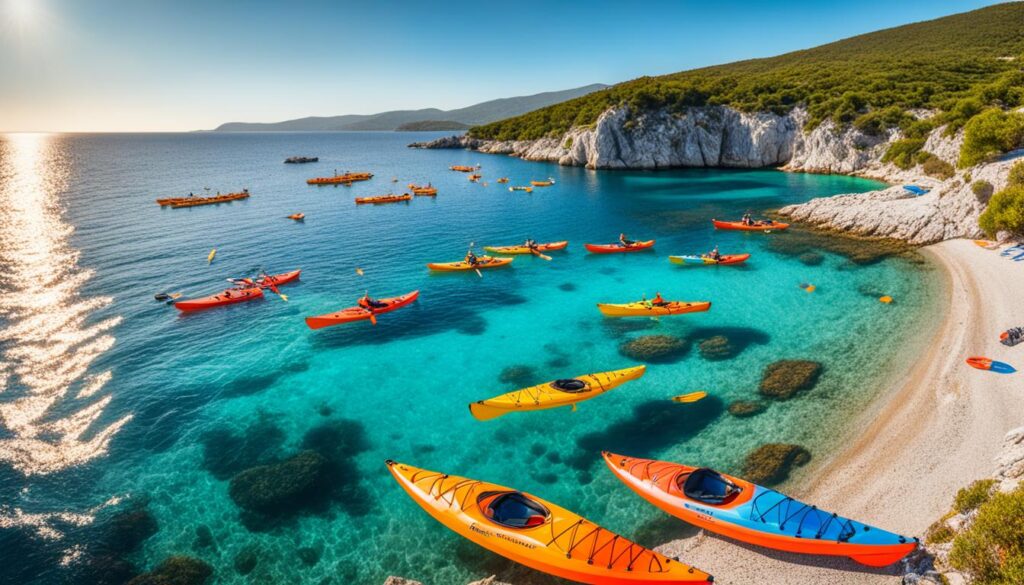 Kayak rental Lustica Peninsula Kayak rental Lustica Peninsula