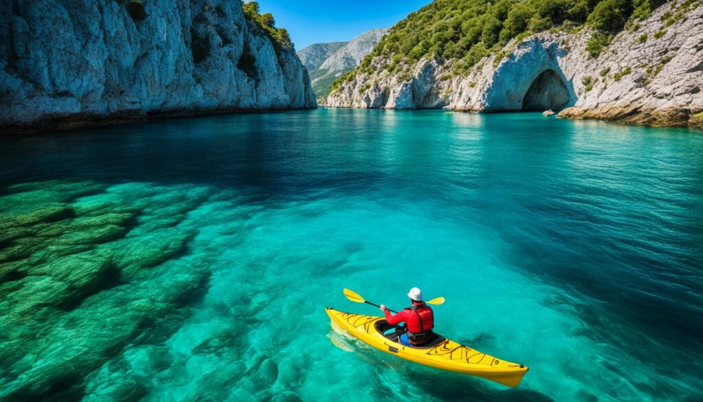 Kayaking adventures along the Budva Riviera Kayaking adventures along the Budva Riviera