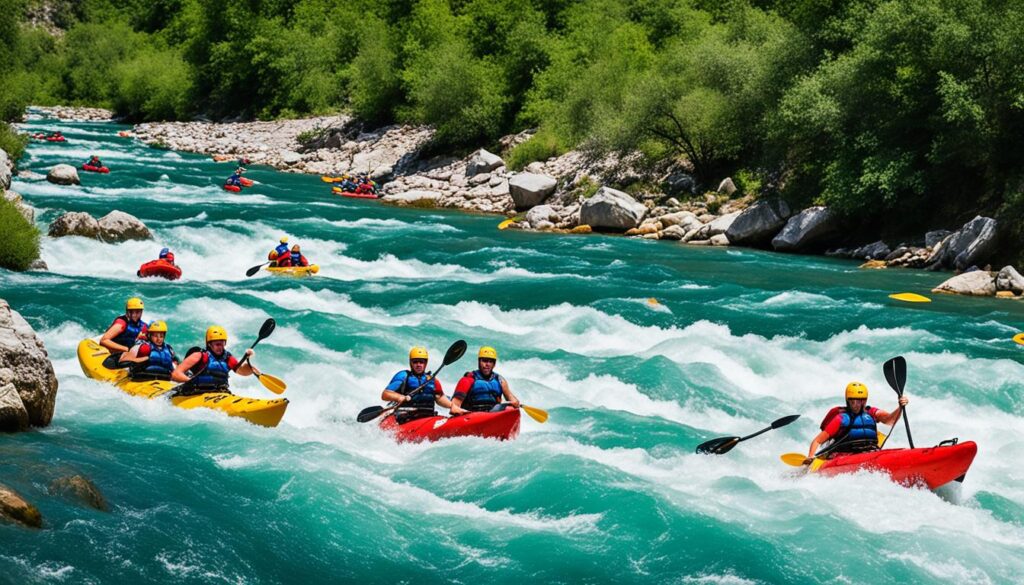 Kayaking and Rafting Adventures on the Neretva River near Mostar Kayaking and Rafting Adventures on the Neretva River near Mostar