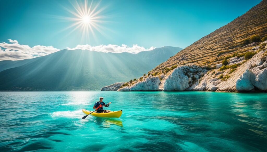 Kayaking and Stand-Up Paddleboarding in Saranda Kayaking and Stand-Up Paddleboarding in Saranda