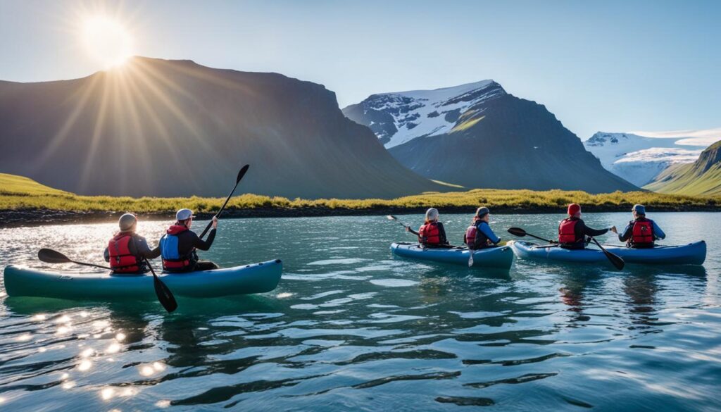 Kayaking in Ísafjörður