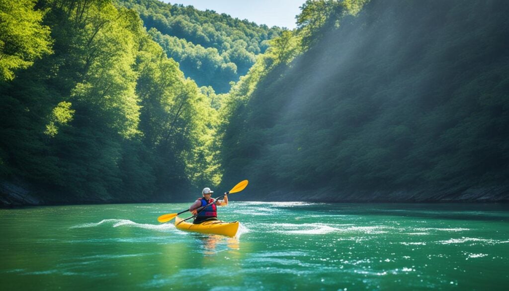 Kayaking near Knoxville