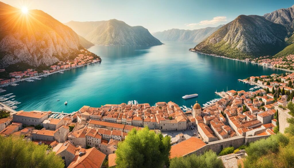 Kotor coastal view Kotor coastal view