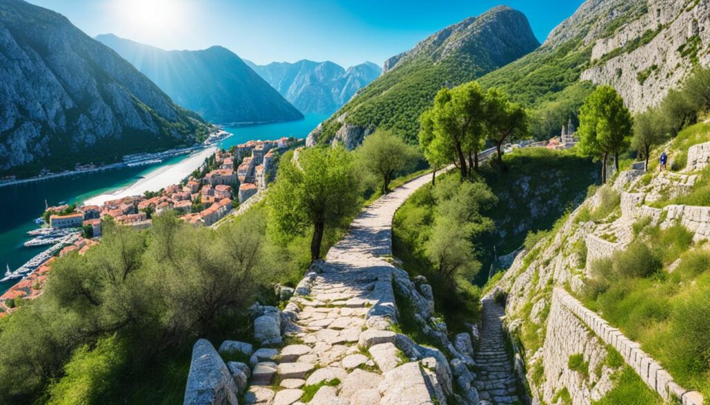 Kotor fortress hike Kotor fortress hike
