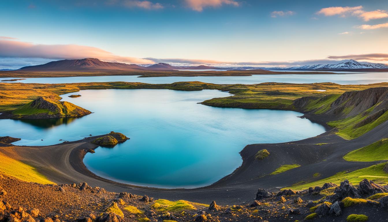 Lake Myvatn from Husavik