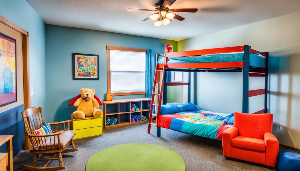 Lansing accommodations for families with children