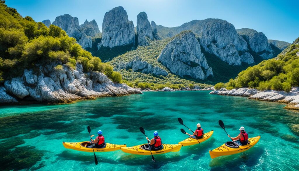 Lustica Peninsula kayak excursions Lustica Peninsula kayak excursions