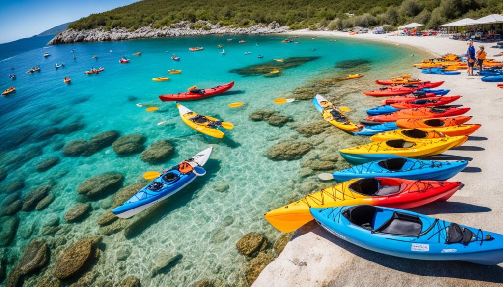 Lustica Peninsula kayak rentals Lustica Peninsula kayak rentals