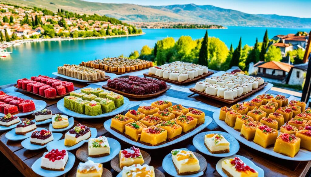 Macedonian desserts in Struga Macedonian desserts in Struga