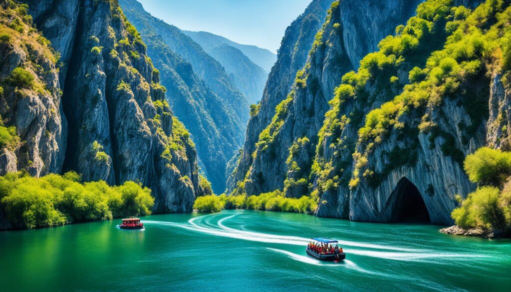 Matka Canyon boat adventures Matka Canyon boat adventures