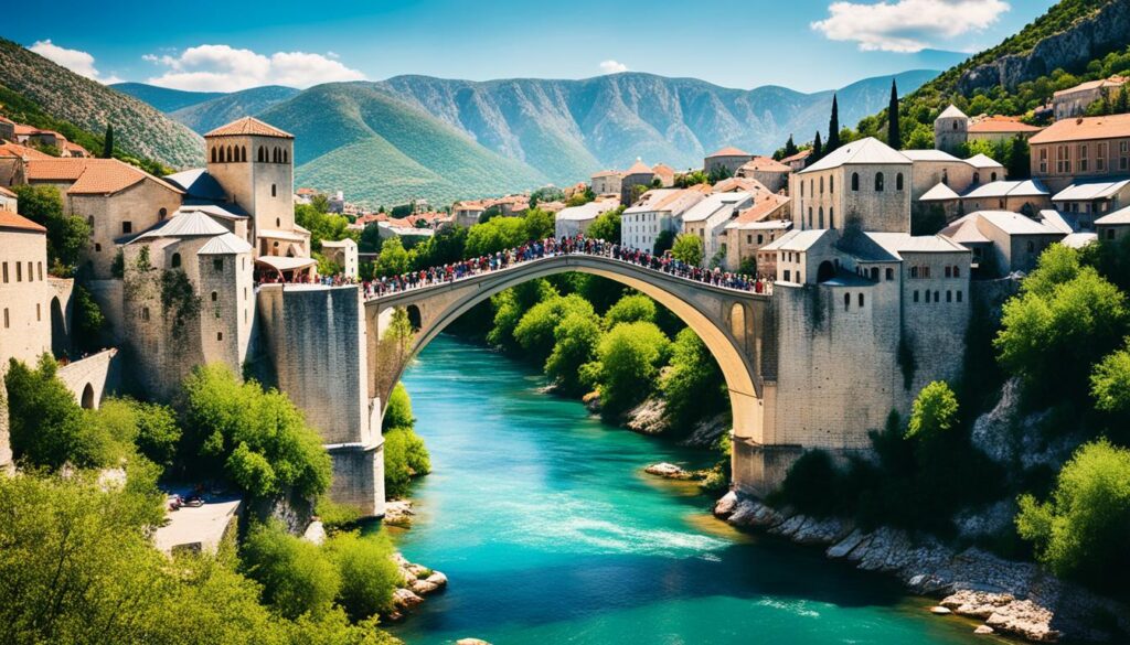 Mostar Bridge architecture Mostar Bridge architecture