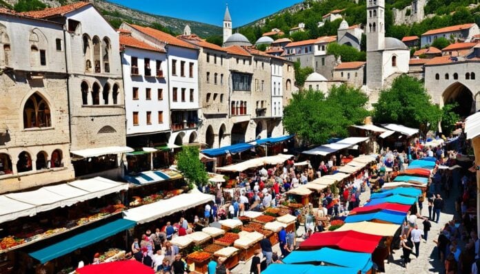 Mostar Old Bazaar