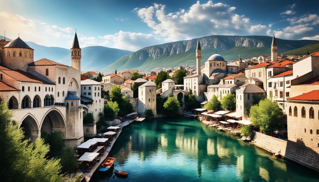 Mostar Old Bazaar Ottoman Architecture