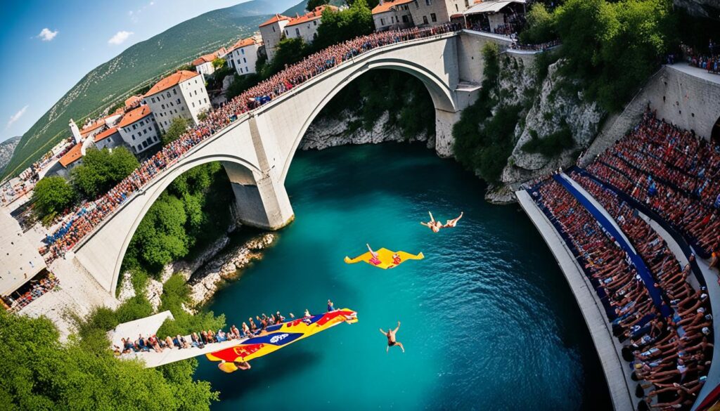 Mostar Red Bull Cliff Diving event overview