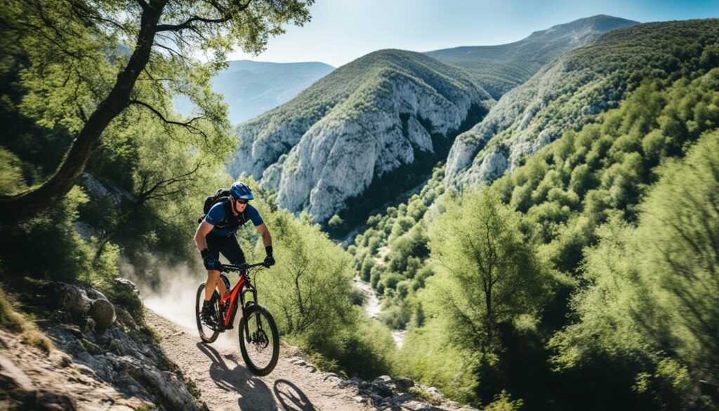 Mountain biking in Mostar