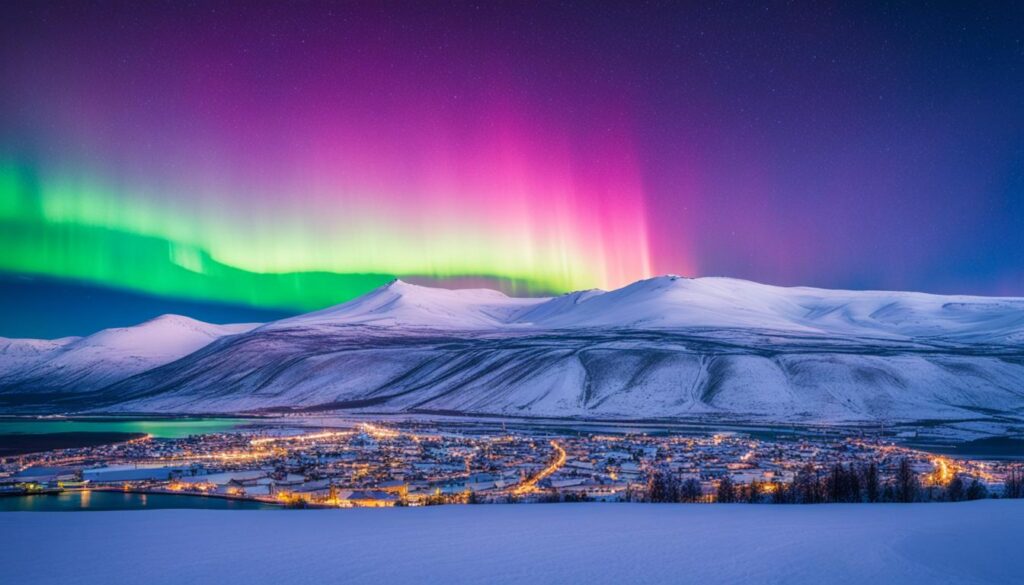 Northern Lights in Akureyri Northern Lights in Akureyri