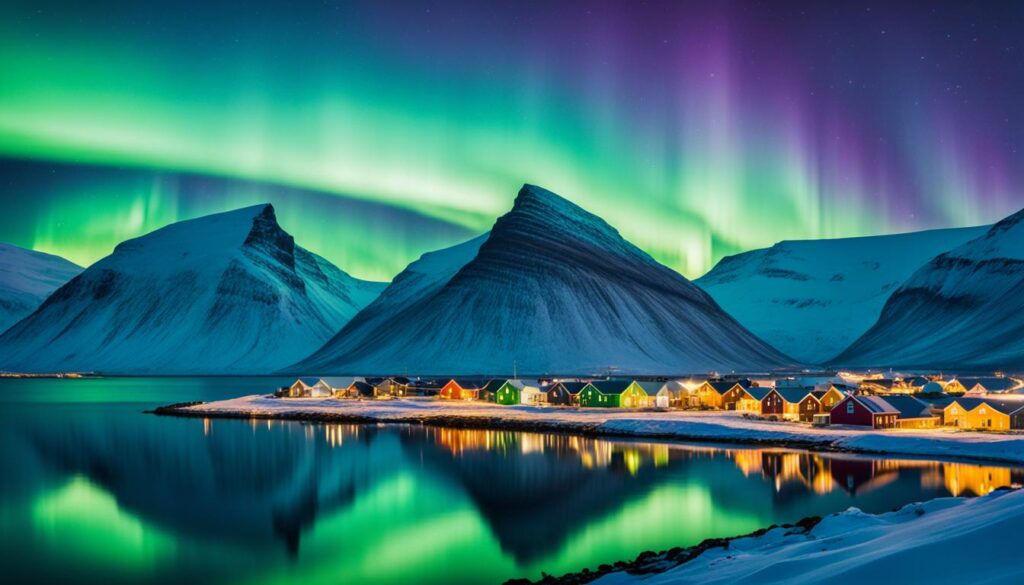 Northern Lights in Ísafjörður Northern Lights in Ísafjörður