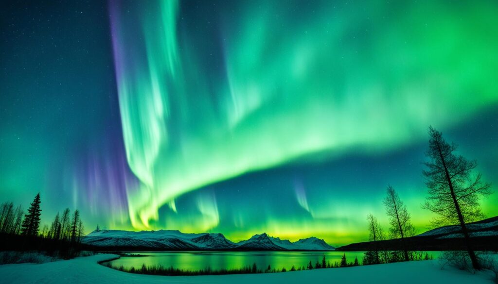 Northern Lights in Spring Northern Lights in Spring