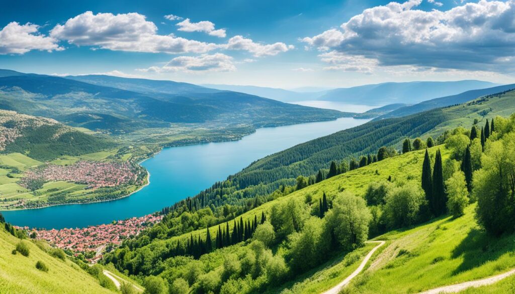 Ohrid biking trails