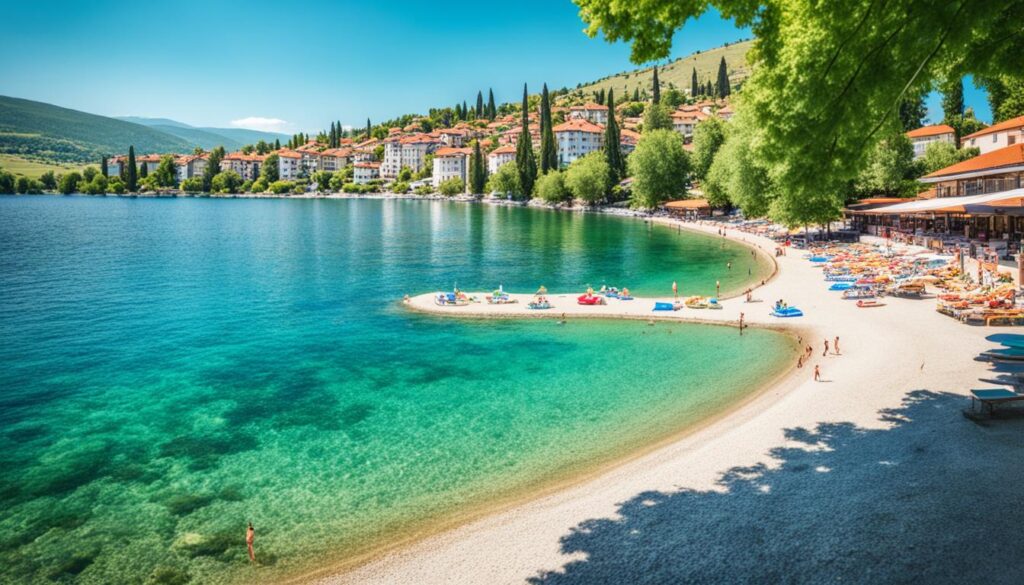 Ohrid weather for swimming