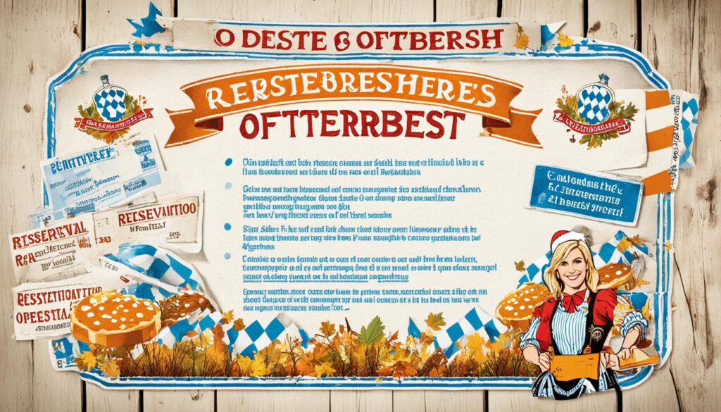 Oktoberfest reservation regulations Oktoberfest reservation regulations