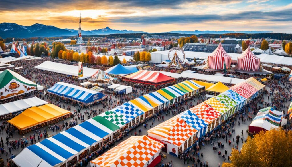 Oktoberfest tents Oktoberfest tents