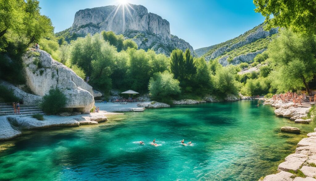 Outdoor swimming near Mostar Outdoor swimming near Mostar