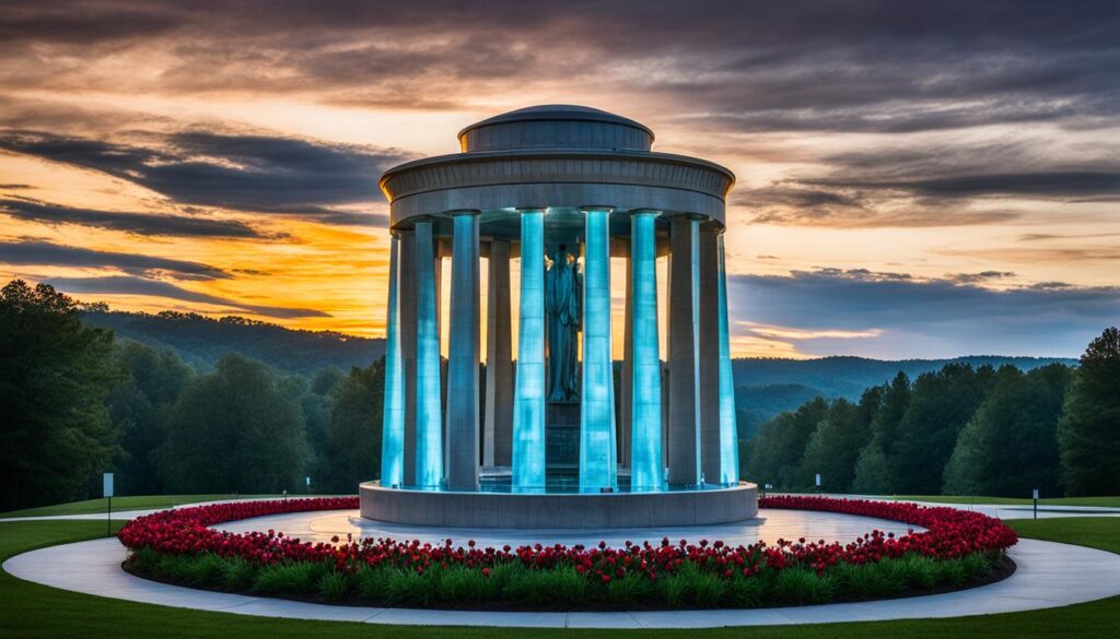 Peace Light Memorial on Oak Ridge Peace Light Memorial on Oak Ridge