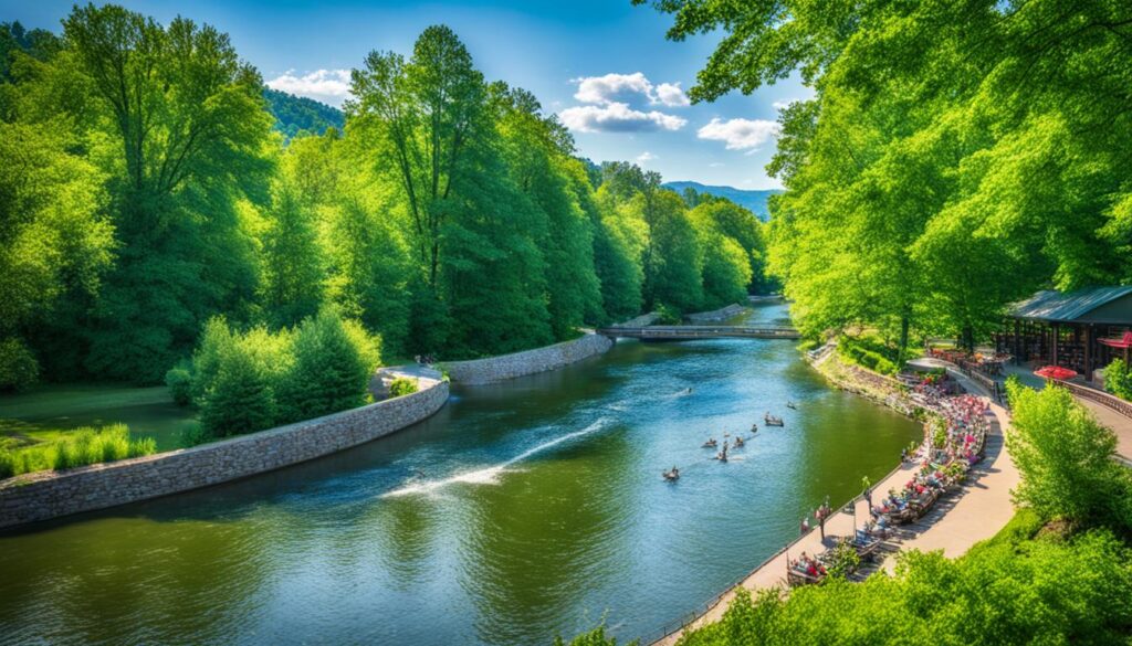 Pigeon Forge Riverwalk wildlife