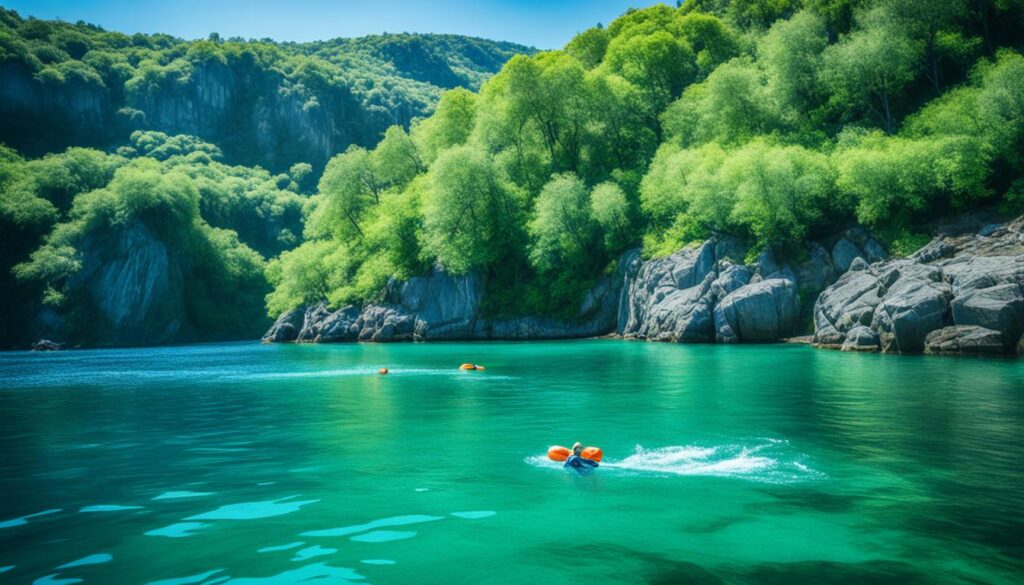 Pliva Lakes swimming safety Pliva Lakes swimming safety