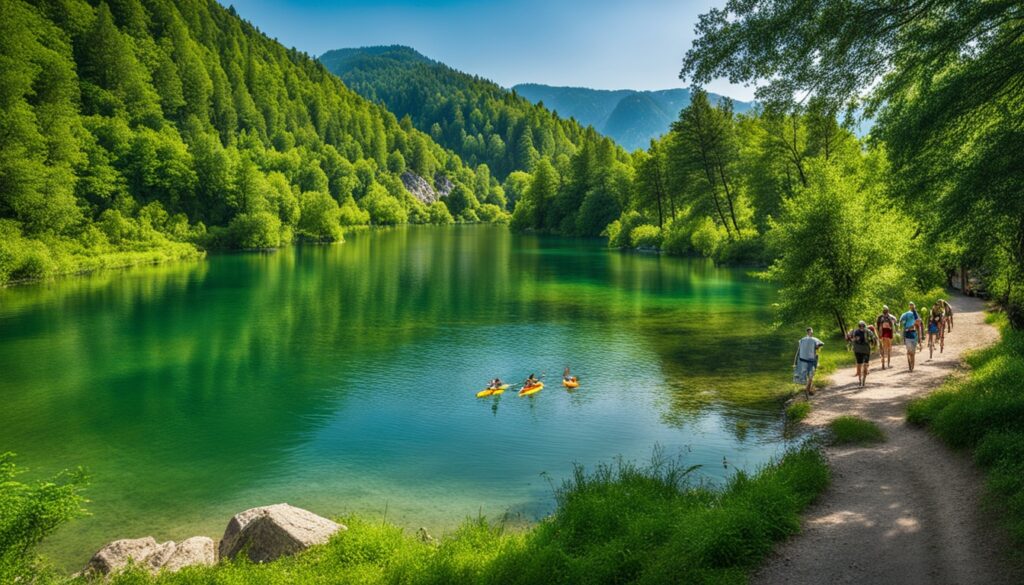 Pliva Lakes tourism swimming guidelines Pliva Lakes tourism swimming guidelines
