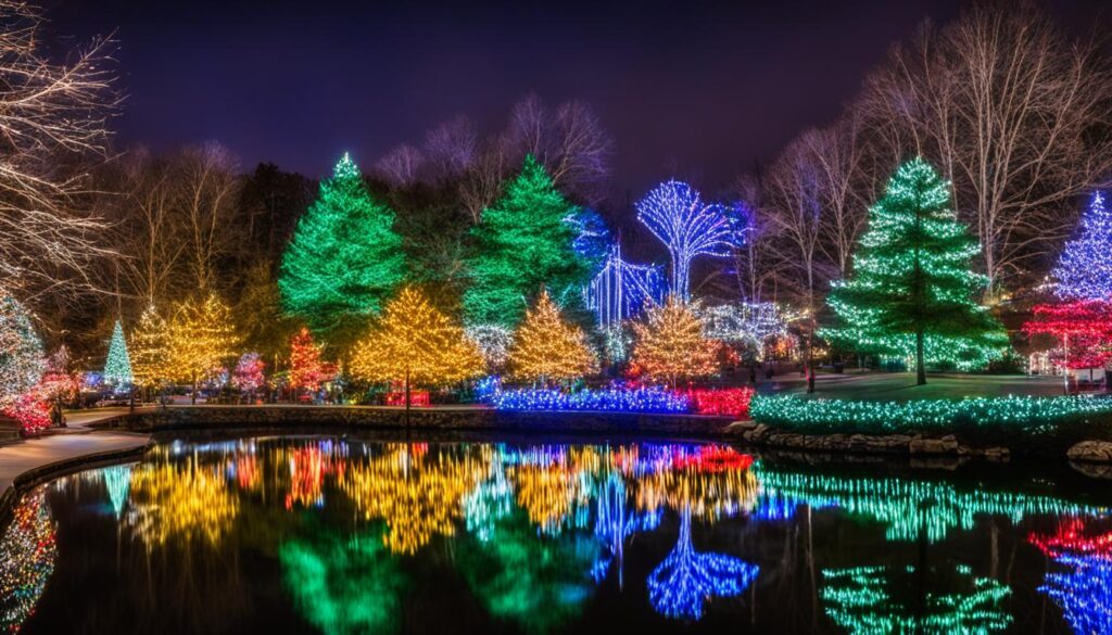 Pullen Park holiday lights Pullen Park holiday lights
