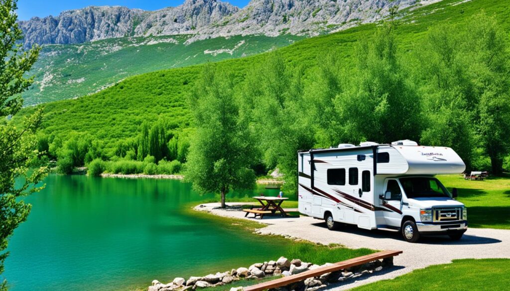 RV camping Lake Shkodra RV camping Lake Shkodra