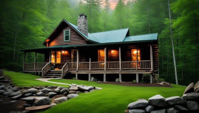 Romantic Gatlinburg cabins with fireplaces