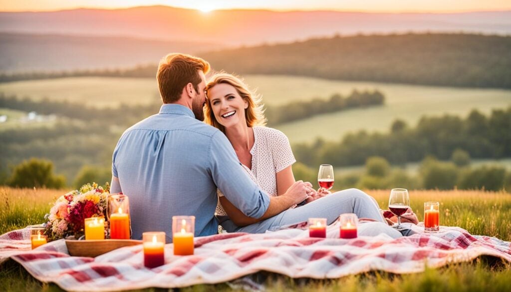 Romantic activities near Gettysburg