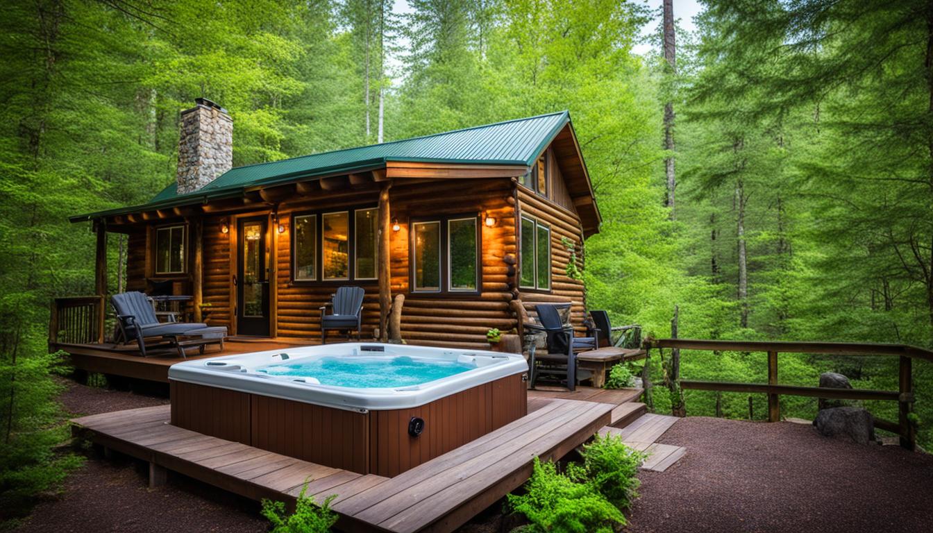 Romantic Cabin Rentals With Fireplace And Private Hot Tub Reference: Asheville Romantic Cabin Rentals With Hot Tubs