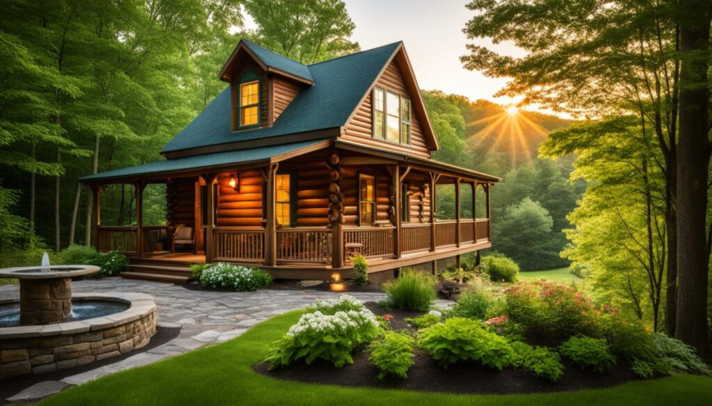 Romantic cabins near Hershey for couples