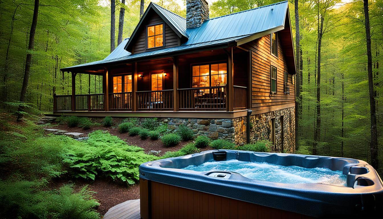 Asheville Romantic Cabin Rentals With Hot Tubs Photo Inspiration