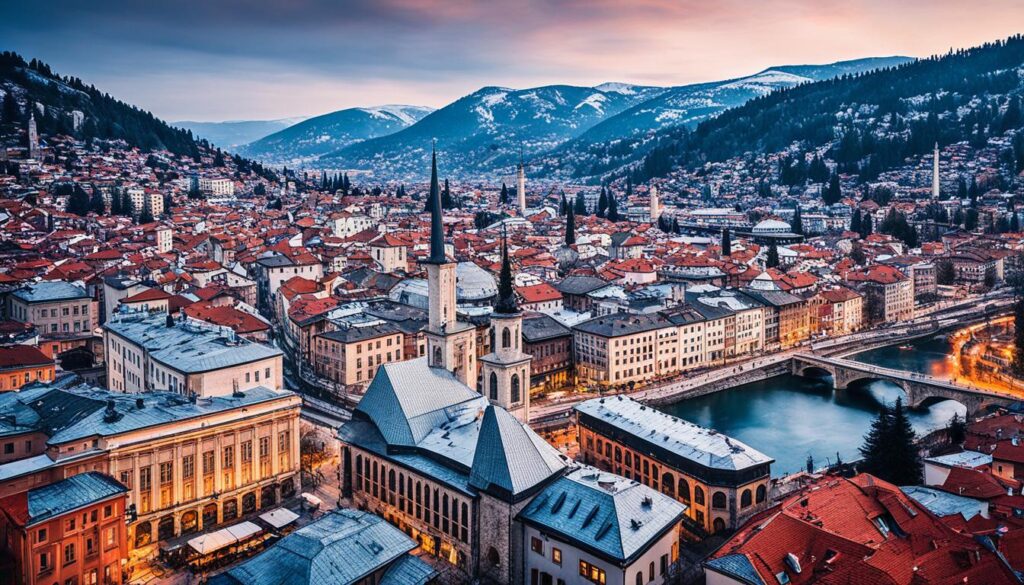 Sarajevo Cityscape Sarajevo Cityscape