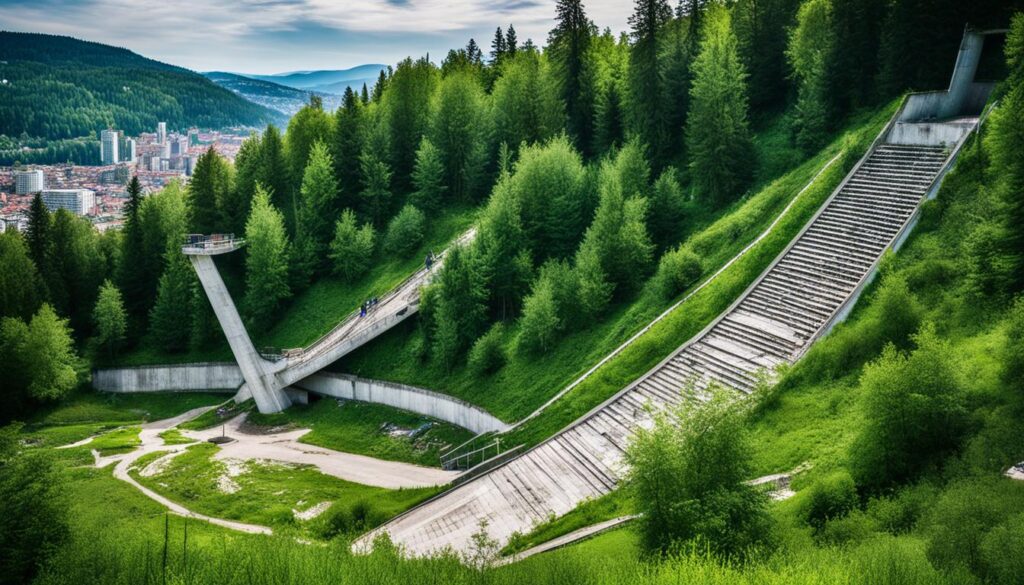 Sarajevo's Olympic Ski Jump Stadium