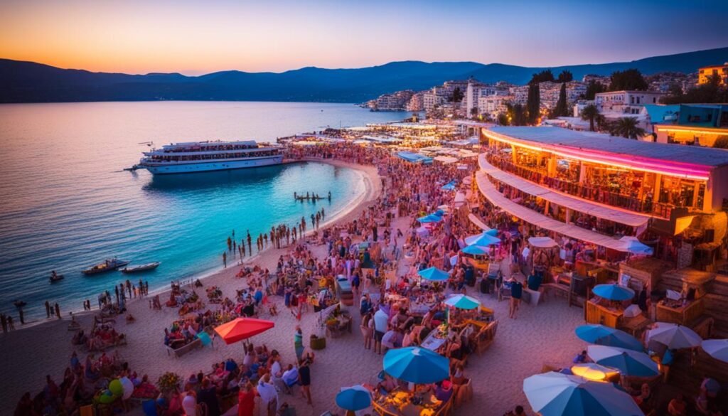 Saranda Nightlife at Beach Bars Saranda Nightlife at Beach Bars