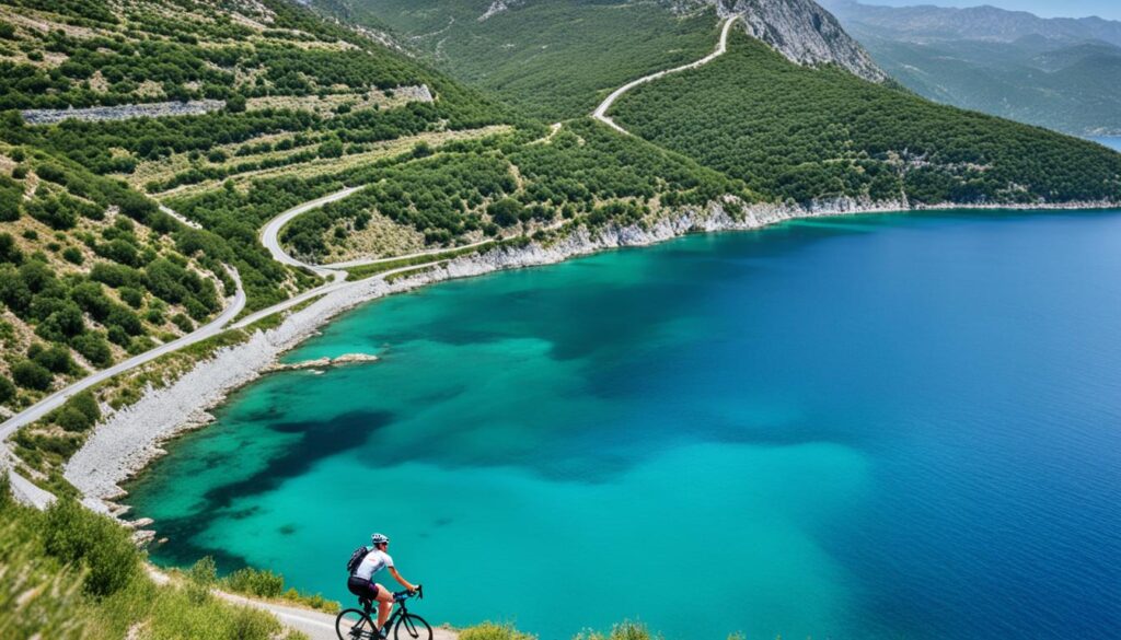 Saranda cycling routes and exploring the Albanian Riviera