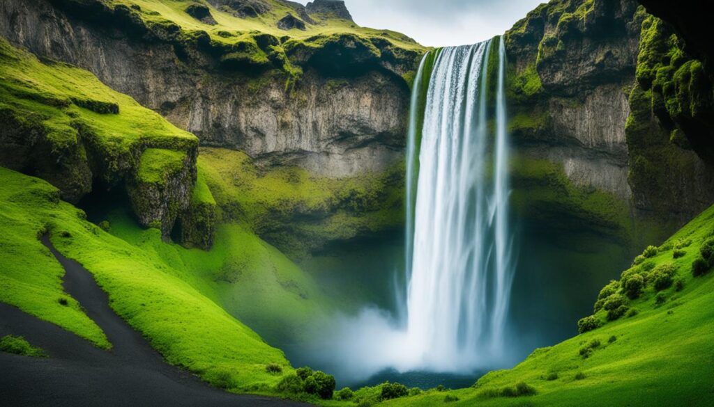 Seljalandsfoss cave